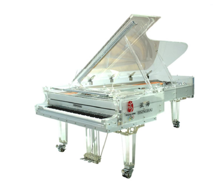 西安星海钢琴专卖店分享星海奥运水晶琴钢琴价格