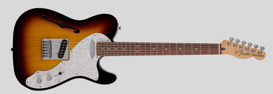 西安芬达Fender电吉他专卖店分享芬达DELUXE TELE® THINLINE0147600300